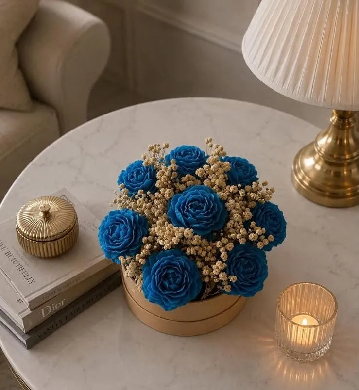 Candle flower Gift box